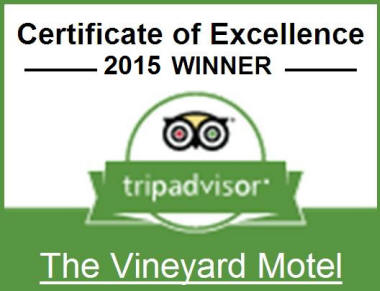 Trip advisor certificate of excellence 2015