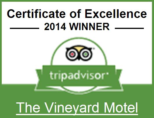 Trip advisor certificate of excellence 2014